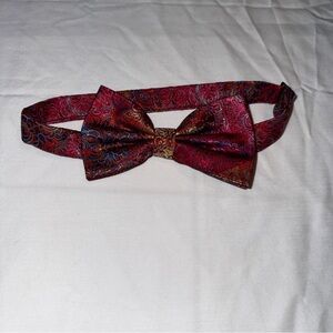 Stacy Adams Est 1875 Bow Tie Paisley Pattern Vintage